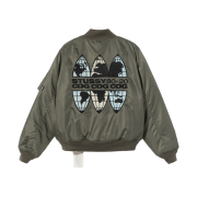 Stussy x CDG MA-1 Jacket Olive
