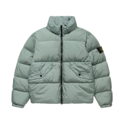 Stone Island 40623 Garment Dyed Crinkle Reps Recycled Nylon Down Jacket Sage Green - 23FW