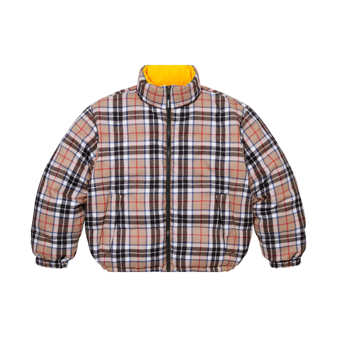 슈프림 리버시블 퍼퍼 자켓 옐로우 - 24FW(Supreme Reversible Puffer Jacket Yellow - 24FW) - 4