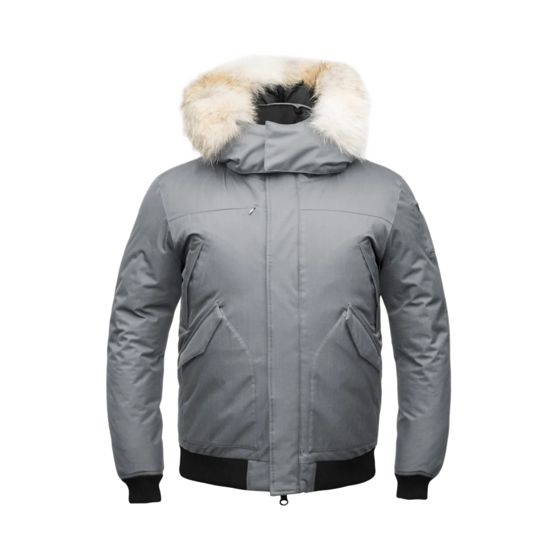 - Nobis Dylan Hooded Bomber Jacket Concrete