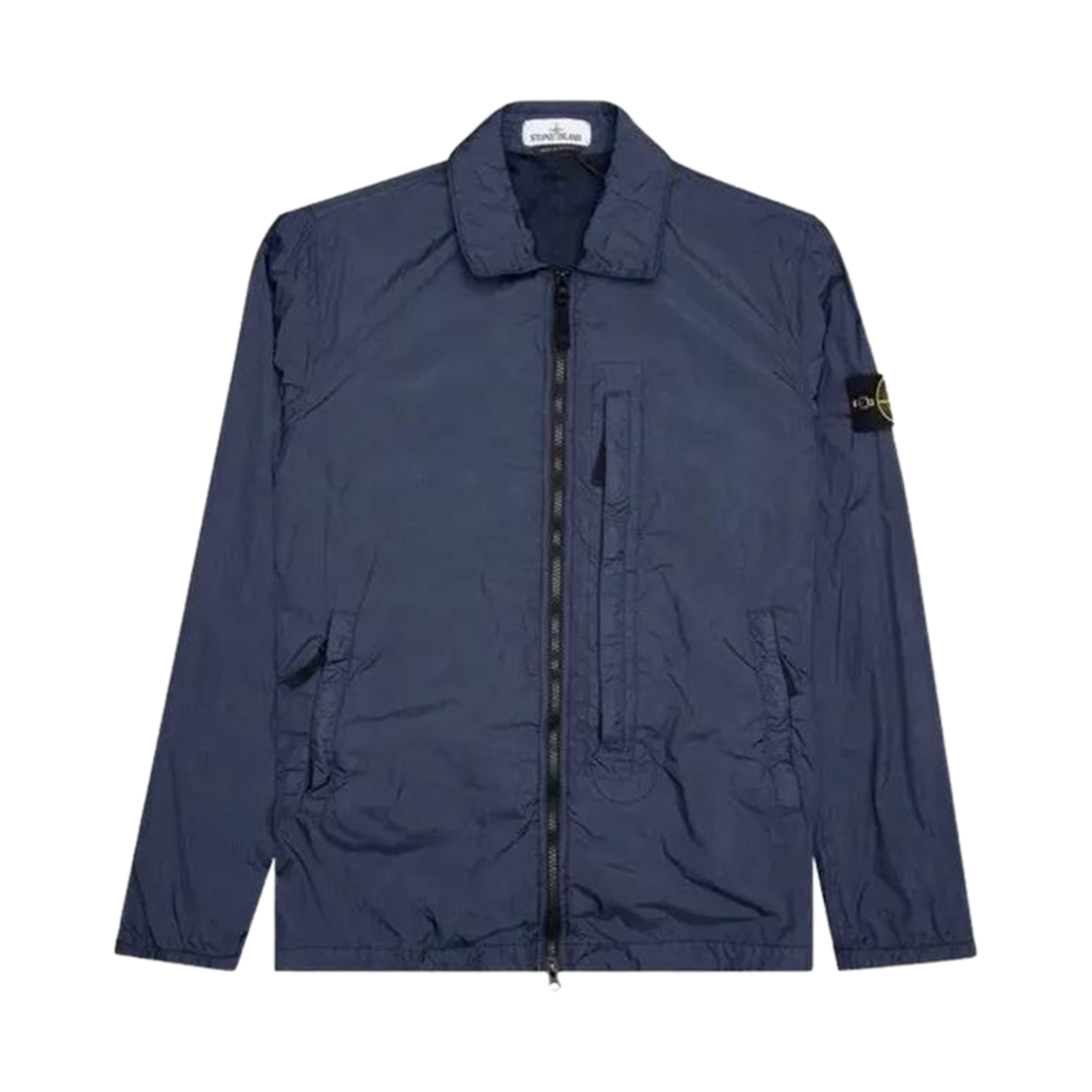 스톤 아일랜드 10123 크링클랩스 오버셔츠 마린 블루 - 20FW(Stone Island 10123 Crinkle Reps Overshirt Marine Blue - 20FW) - 1