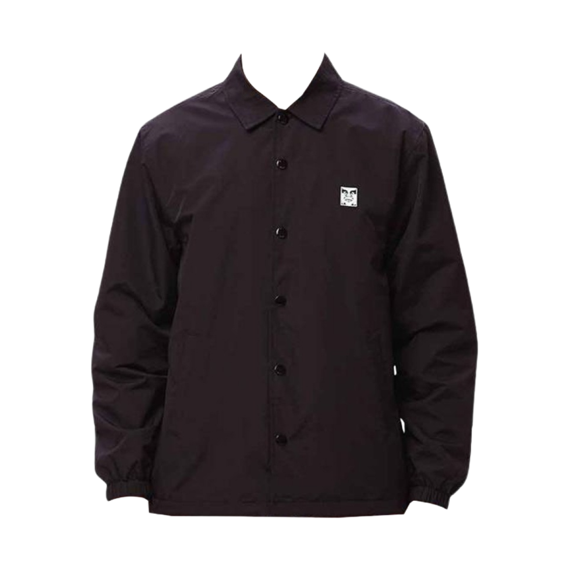 오베이 아이콘 코치 자켓 블랙(Obey Icon Coaches Jacket Black)