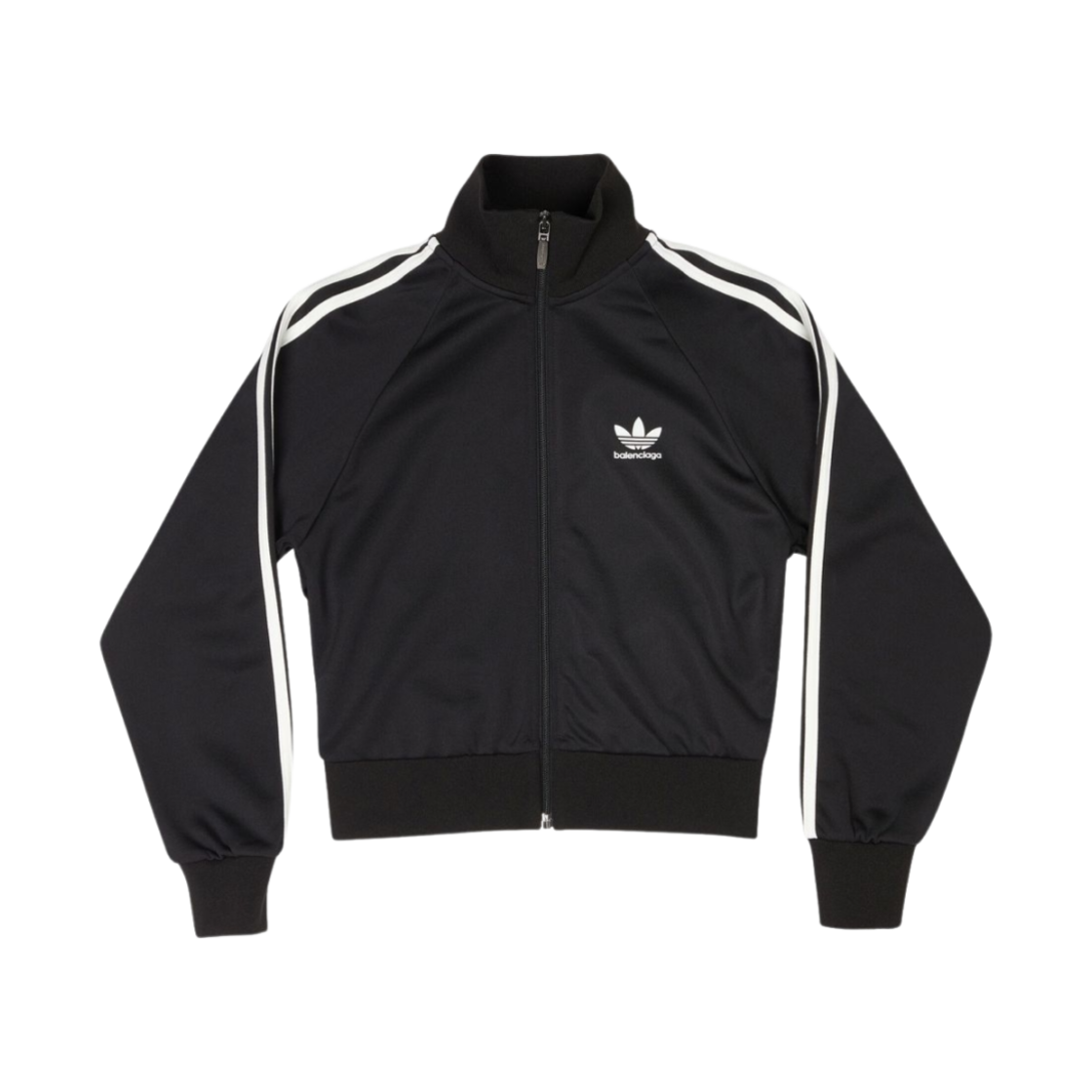 (W) 발렌시아가 x 아디다스 집업 트랙 자켓 블랙((W) Balenciaga x Adidas Zip-Up Track Jacket Black) - 1