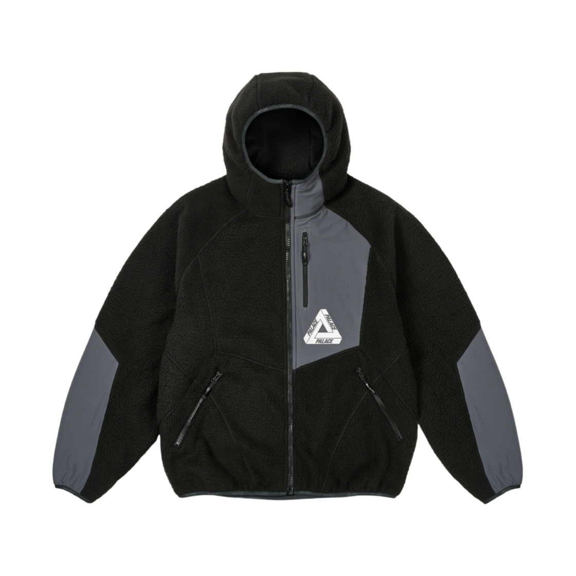 - Palace Therma Fleece Jacket Black - 24FW