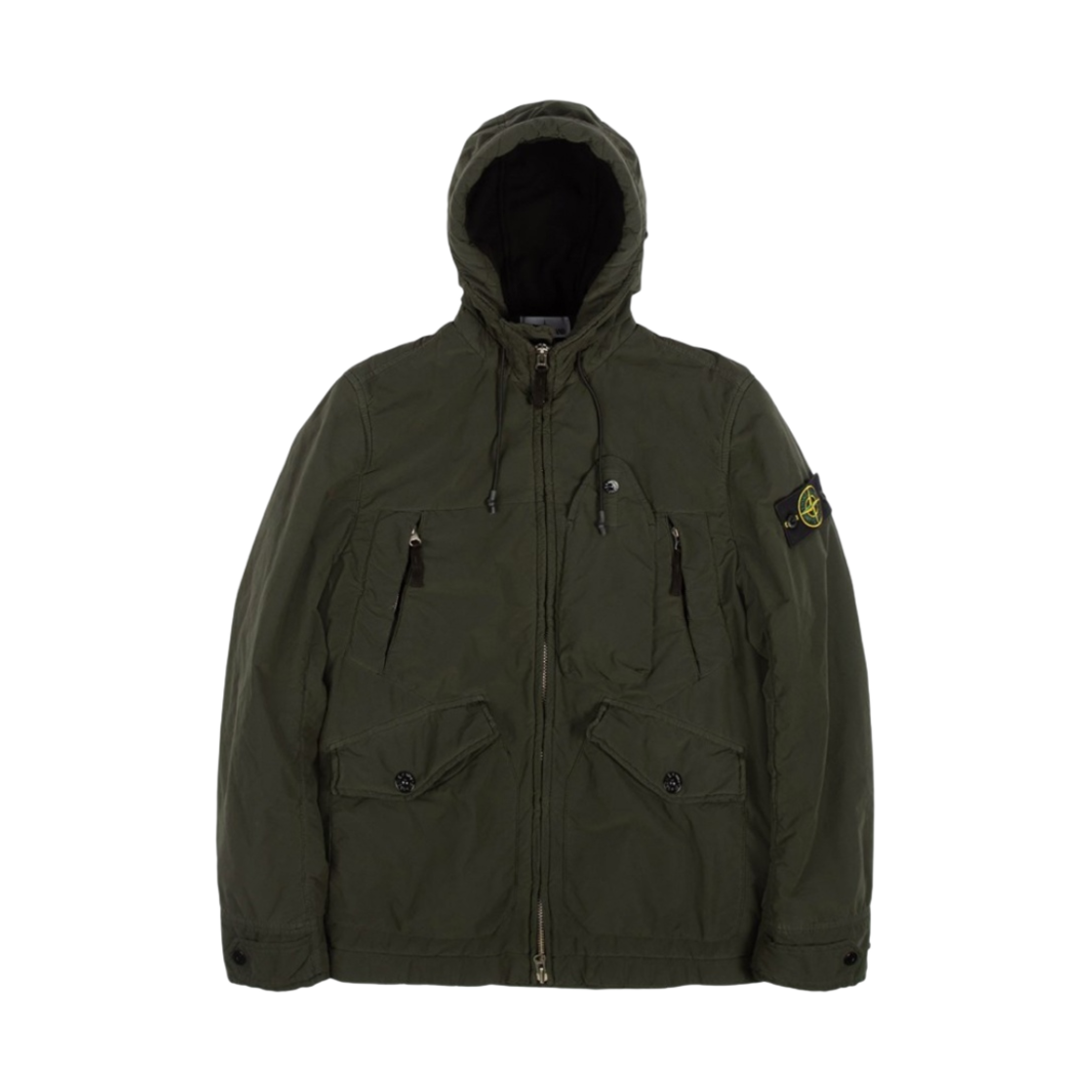 스톤 아일랜드 40931 다비드 라이트 TC 마이크로파일 자켓 다크 그린 - 20FW