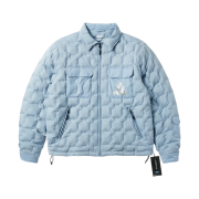 Palace Pertex Work Down Jacket Dusty Blue - 22FW