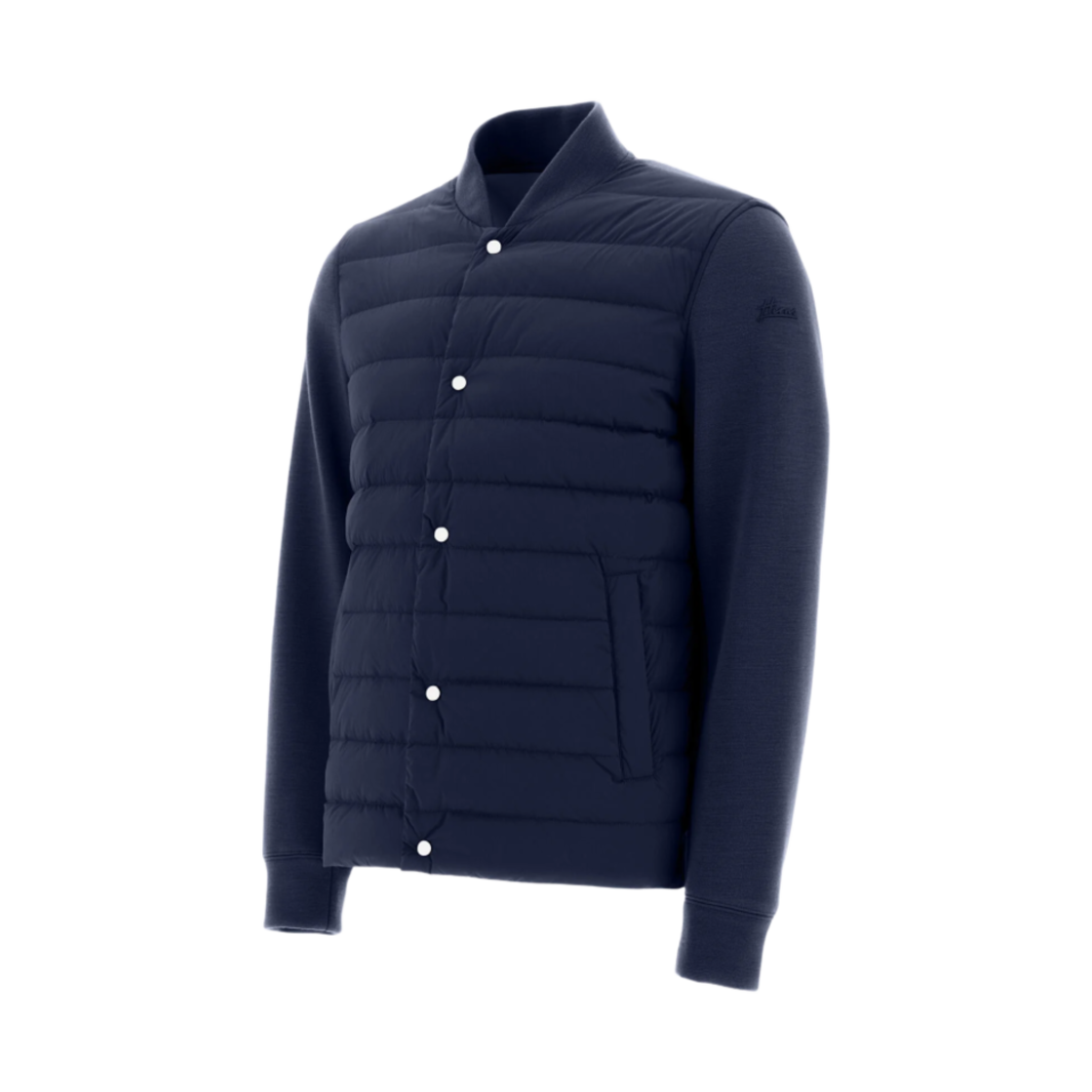 에르노 리조트 셔츠 커플드 니트 이펙트 라이트 나일론 스트레치 블루(Herno Resort Shirt In Coupled Knit Effect Light Nylon Stretch Blue) - 2