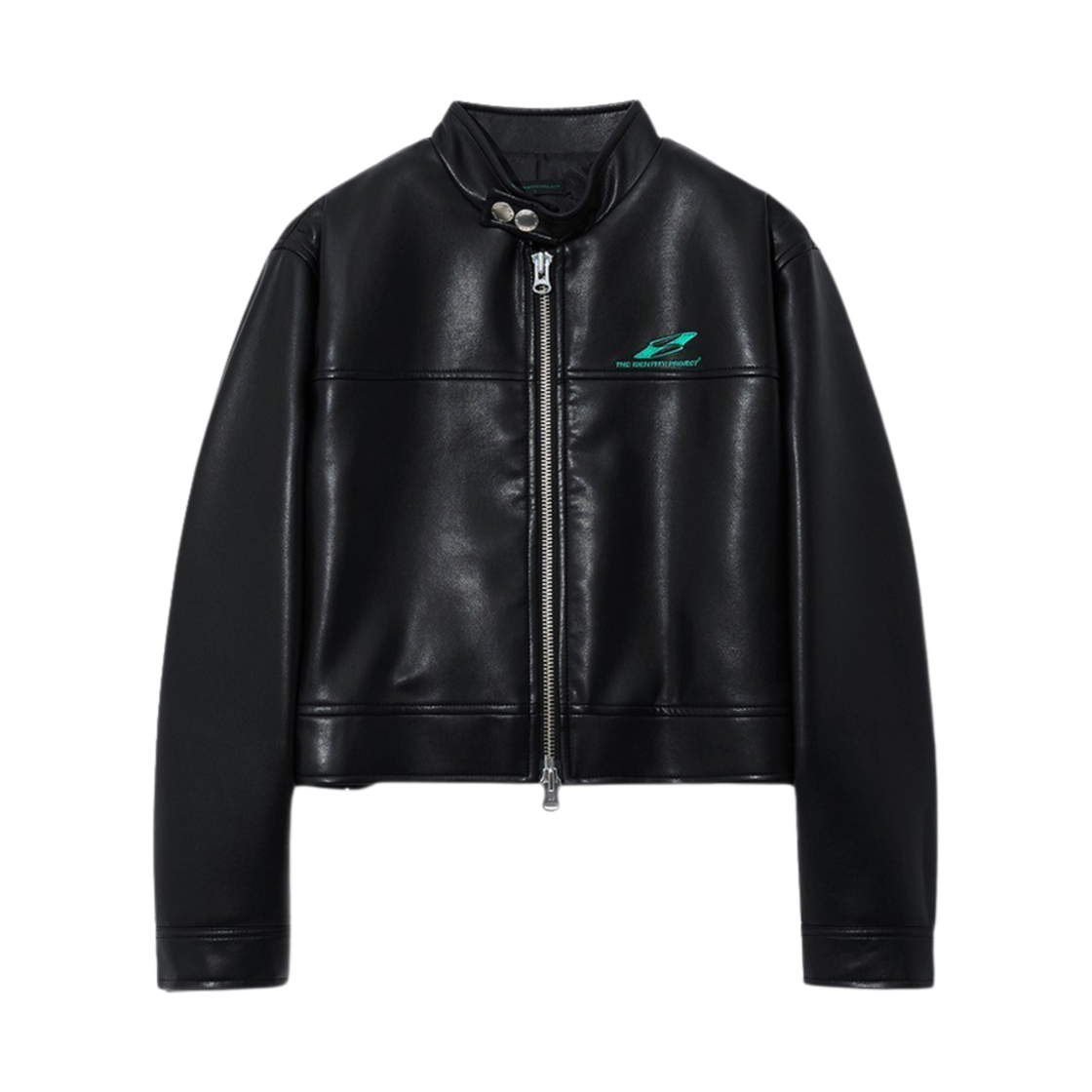 167_TIP THE IDENTITY PROJECT Women Grass Stich Jacket Black