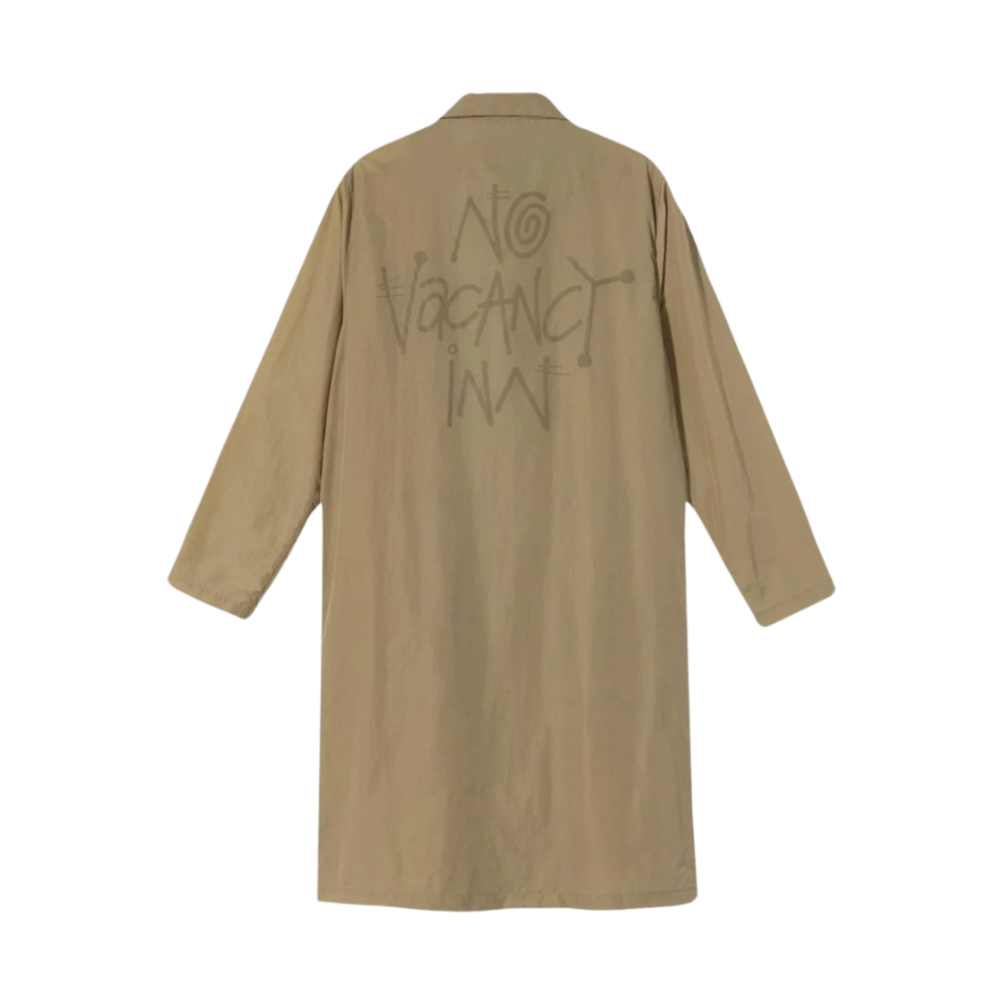 315164 Stussy x No Vacancy Inn Lightweight Coat Beige