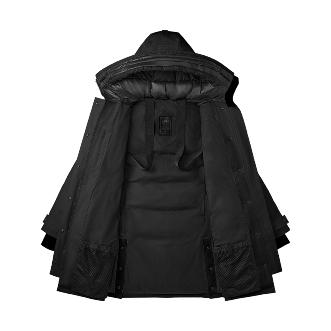 (W) 캐나다 구스 쉘번 파카 블랙 라벨 블랙((W) Canada Goose Shelburne Parka Black Label Black) - 2