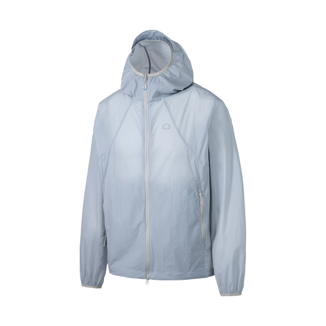 ZU1JKM2501LBL Zerogram Cajon Airshield LT Hoody Jacket Light Blue