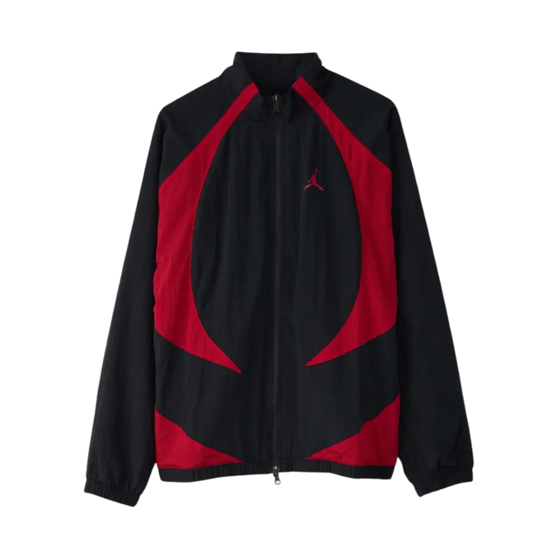 조던 스포츠 잼 웜업 자켓 블랙 짐 레드 - 아시아(Jordan Sport Jam Warm Up Jacket Black Gym Red - Asia)