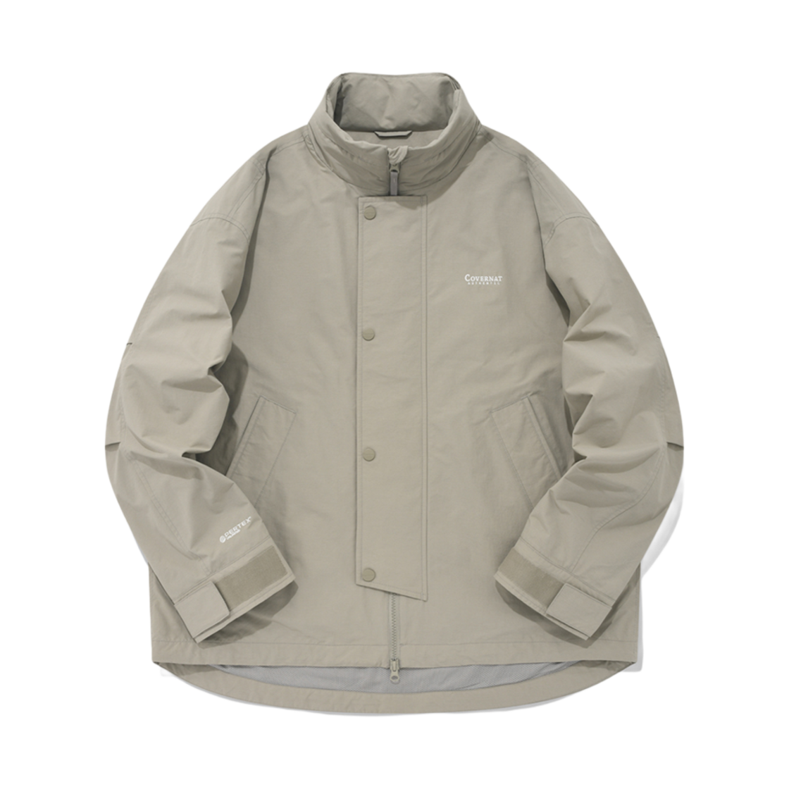 커버낫 퍼텍스 스탠 카라 쉘 파카 베이지(Covernat Pertex Stan Collar Shell Parka Beige)