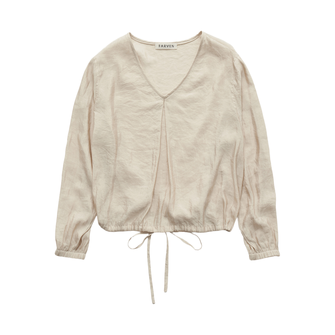 파르벵 샐리 스트링 블라우스 아이보리