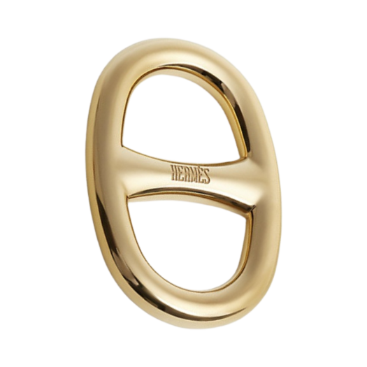 Hermes Chaine d'Ancre Scarf 90 Ring Permabrass