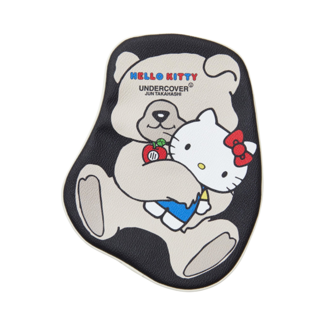 언더커버 x 산리오 UC2D8P01 헬로 키티 PVC 트랜스퍼 빅 파우치 블랙(Undercover x Sanrio UC2D8P01 Hello Kitty PVC Transfer Big Pouch Black)