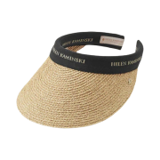 (W) Helen Kaminski Bianca Natural Black Logo