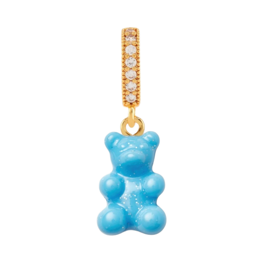 크리스탈 헤이즈 노스텔지아 베어 파베 커넥터 골드 라군(Crystal Haze Nostalgia Bear with Pave Connector Gold Lagoon) - 2