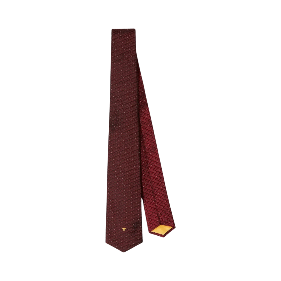 TEXELDREDGEBI-1402 Goyard Silk Eldredge Tie Garnet Red