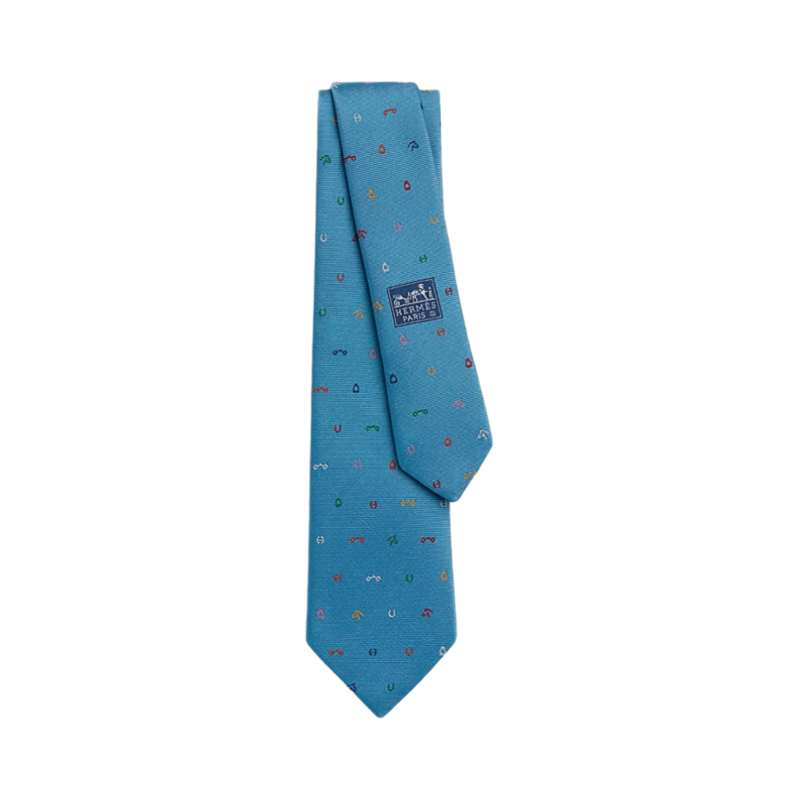 에르메스 투티 프루티 에퀘스트레 타이 씨엘 멀티꼴로르(Hermes Tutti Frutti Equestre Tie Ciel Multicolore) - 1