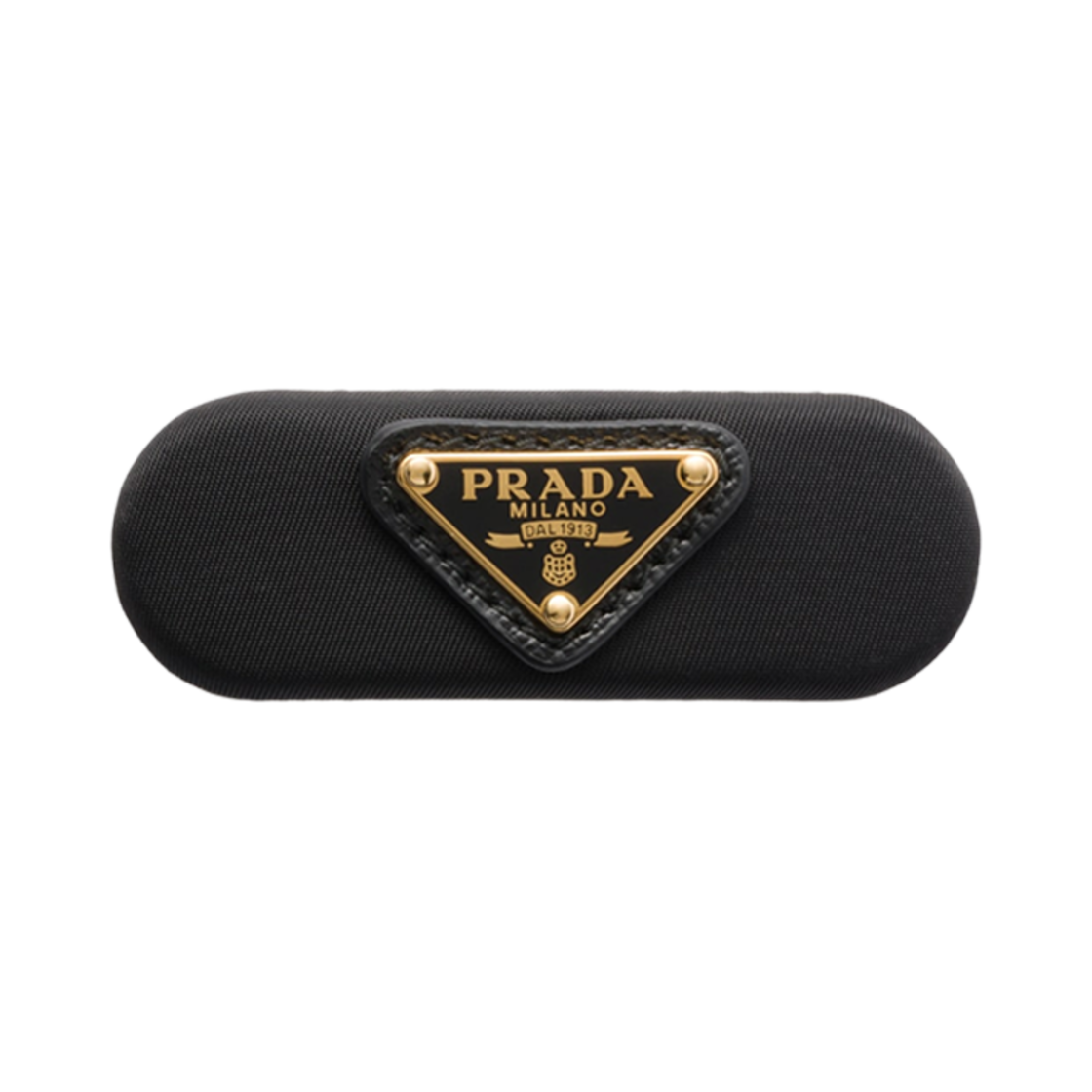 1IF129-2DMI-F0632 (W) Prada Re-Nylon Hair Clip Black