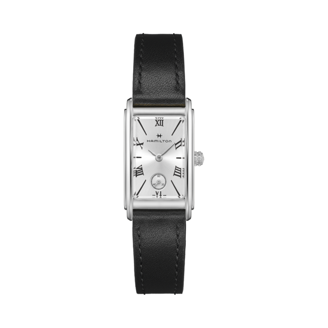 (W) 해밀턴 아메리칸 클래식 아드모아 스몰 쿼츠 스테인리스 스틸 실버((W) Hamilton American Classic Ardmore Small Quartz Stainless Steel Silver)