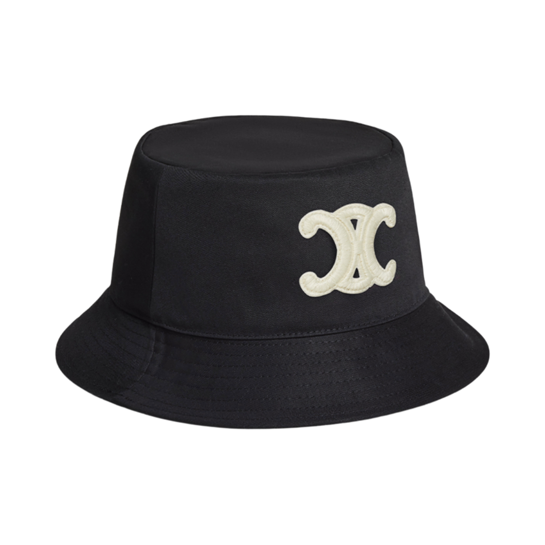 (W) 셀린느 트리옹프 밥 코튼 개버딘 블랙((W) Celine Triomphe Bob in Cotton Gabardine Black) - 2