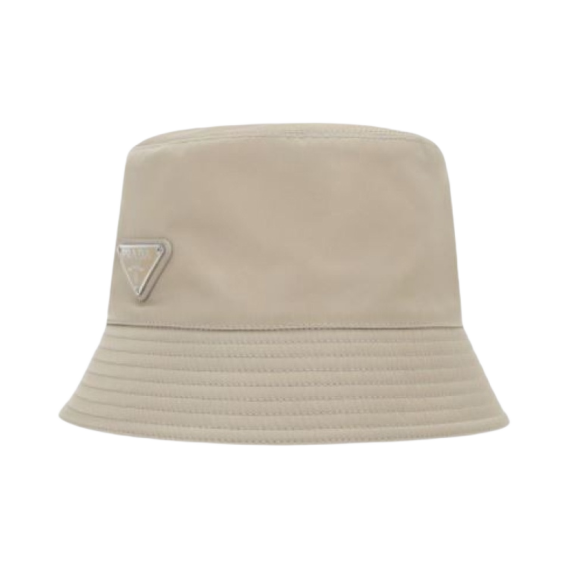 2HC137-2DMI-F0F24 Prada Re-Nylon Bucket Hat Desert Beige