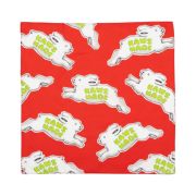 Human Made x Kaws Animal Patterned Bandana Red