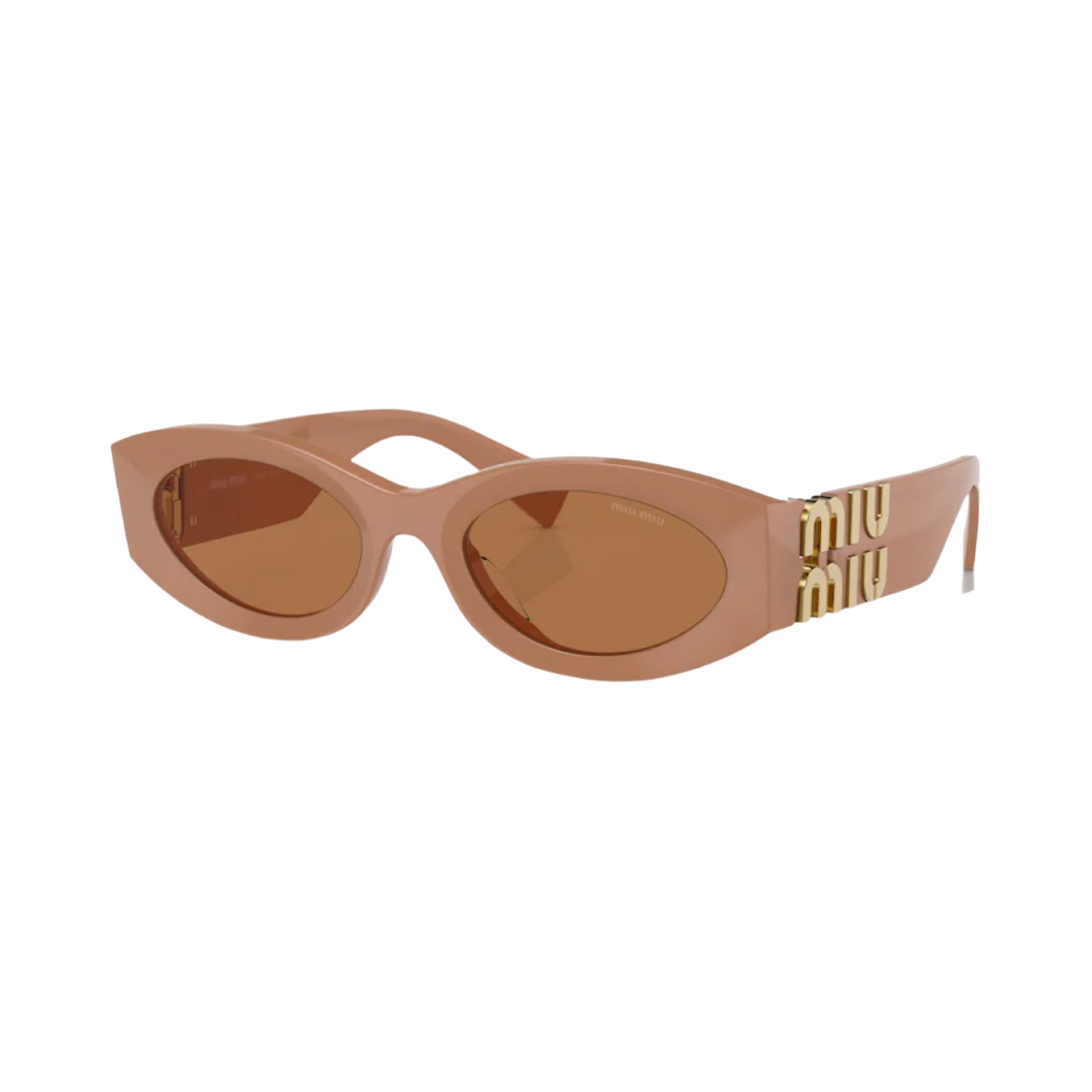 (W) 미우 미우 글림스 선글라스 카멜 베이지 렌즈 카멜 아세테이트((W) Miu Miu Glimpse Sunglasses Camel Beige Lenses Camel Acetate) - 2