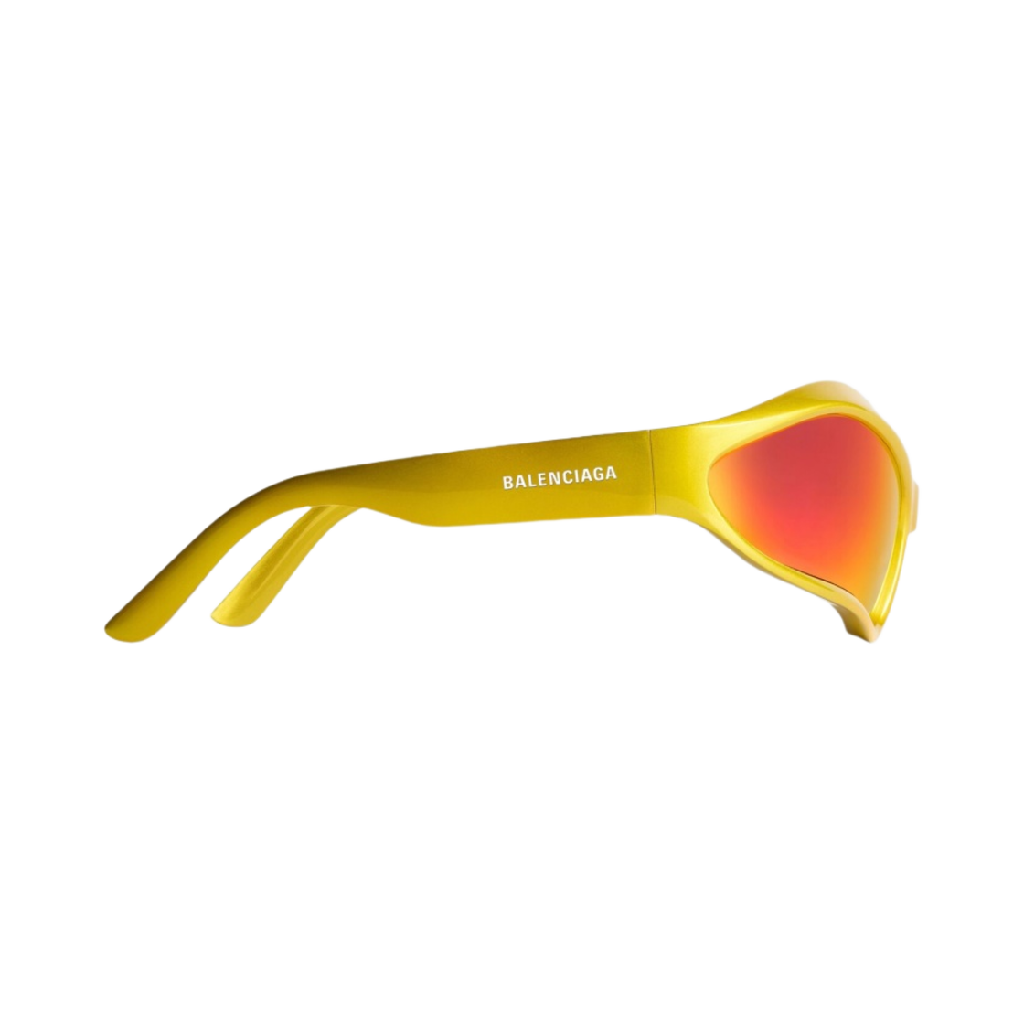 발렌시아가 페넥 오발 선글라스 옐로우 레드(Balenciaga Fennec Oval Sunglasses Yellow Red) - 3