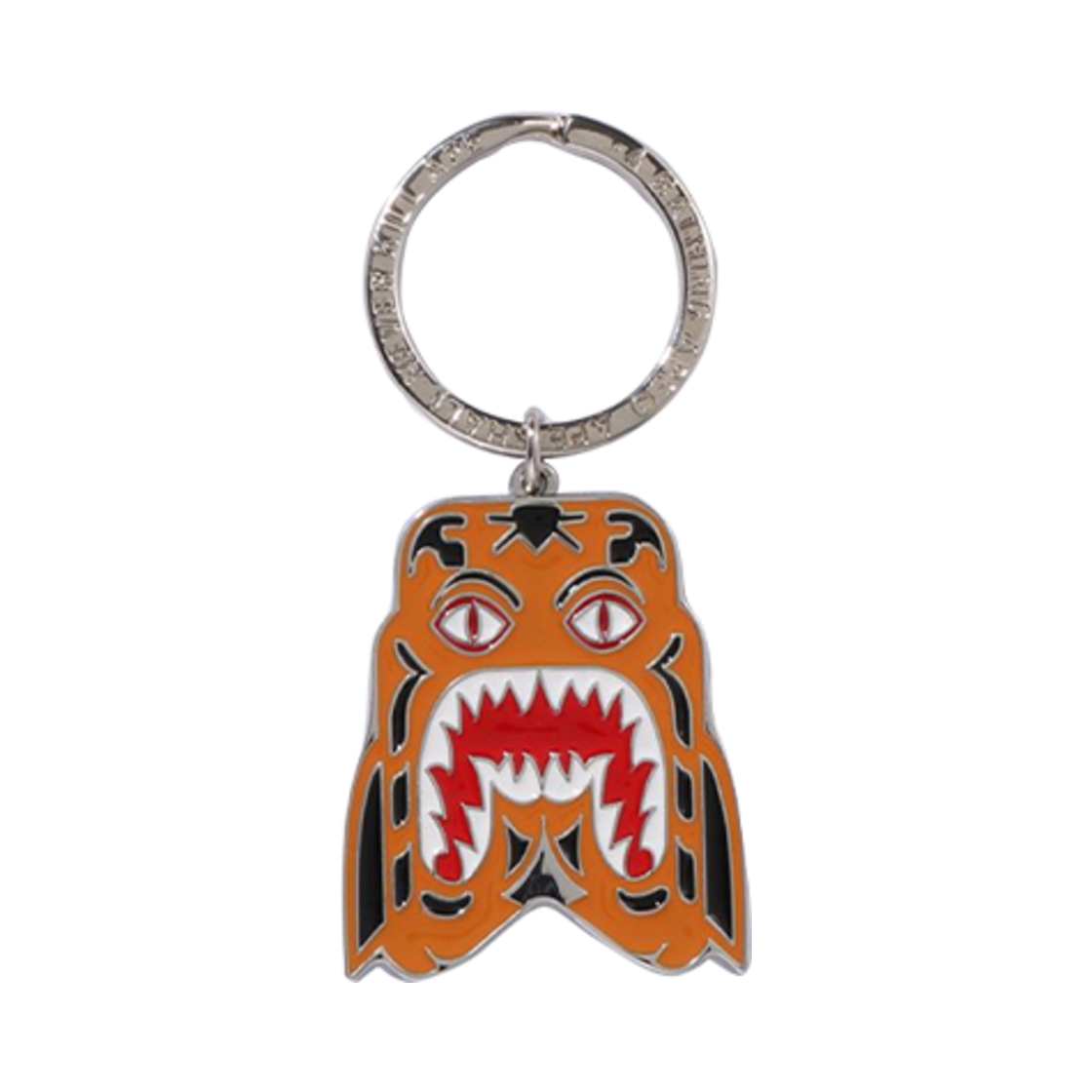 베이프 타이거 메탈 키체인 오렌지(BAPE Tiger Metal Keychain Orange)