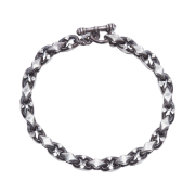 Scudo Dolphin Plain Bold Bracelet Vintage matte