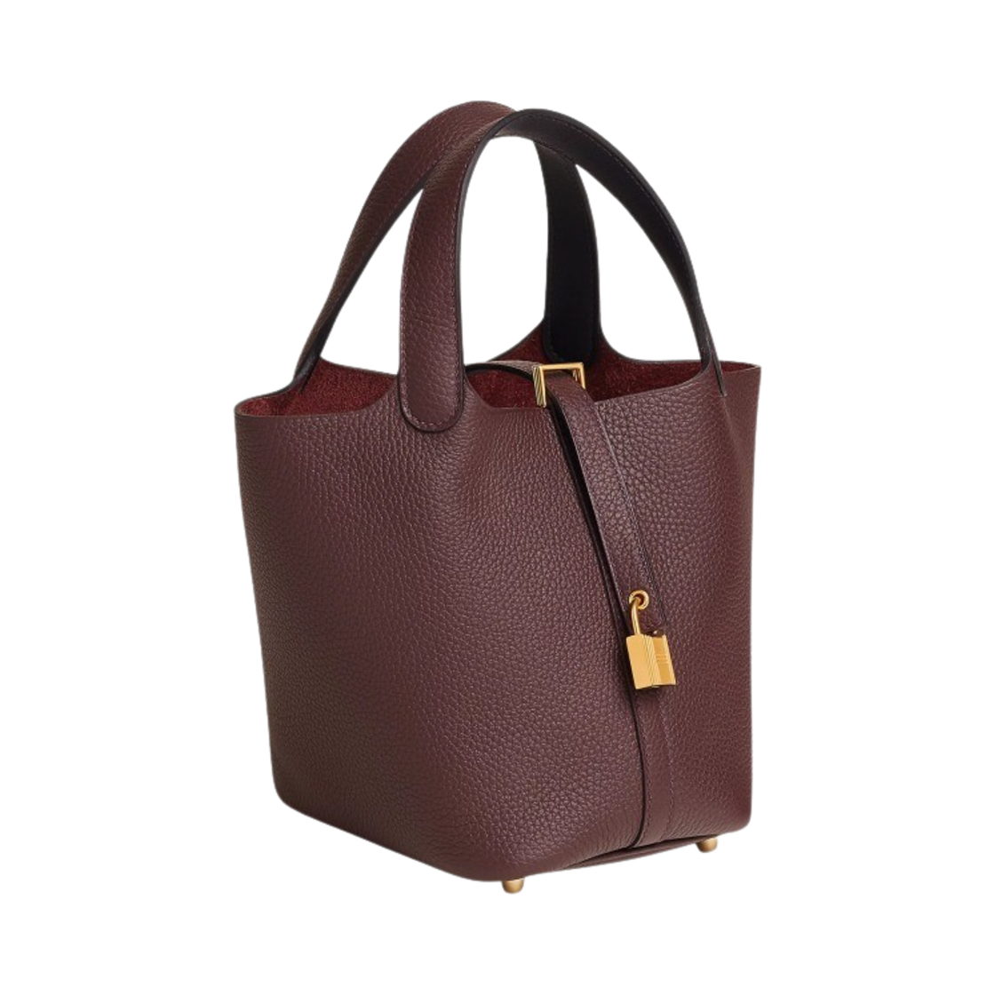 H069560CCBK Hermes Picotin Lock 18 Bag Clemence Swift & Gold Rouge Sellier Caban - #2