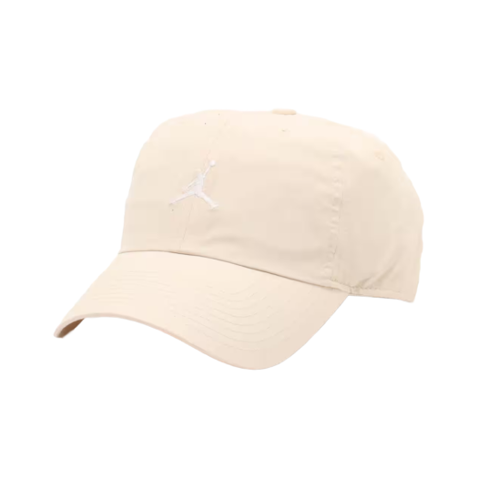 Jordan Adjustable Unstructured Tennis Club Cap Legend Light Brown White
