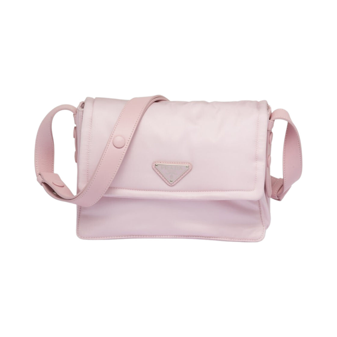 프라다 스몰 패디드 리나일론 숄더백 알라바스터 핑크(Prada Small Padded Re-Nylon Shoulder Bag Alabaster Pink) - 1