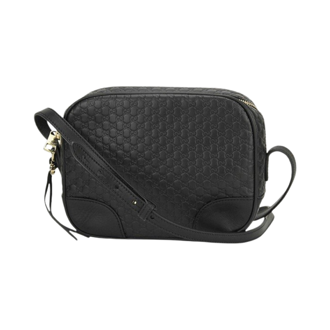 449413-BMJ1G-1000 Gucci Micro GG Ssima Disco Bag Black
