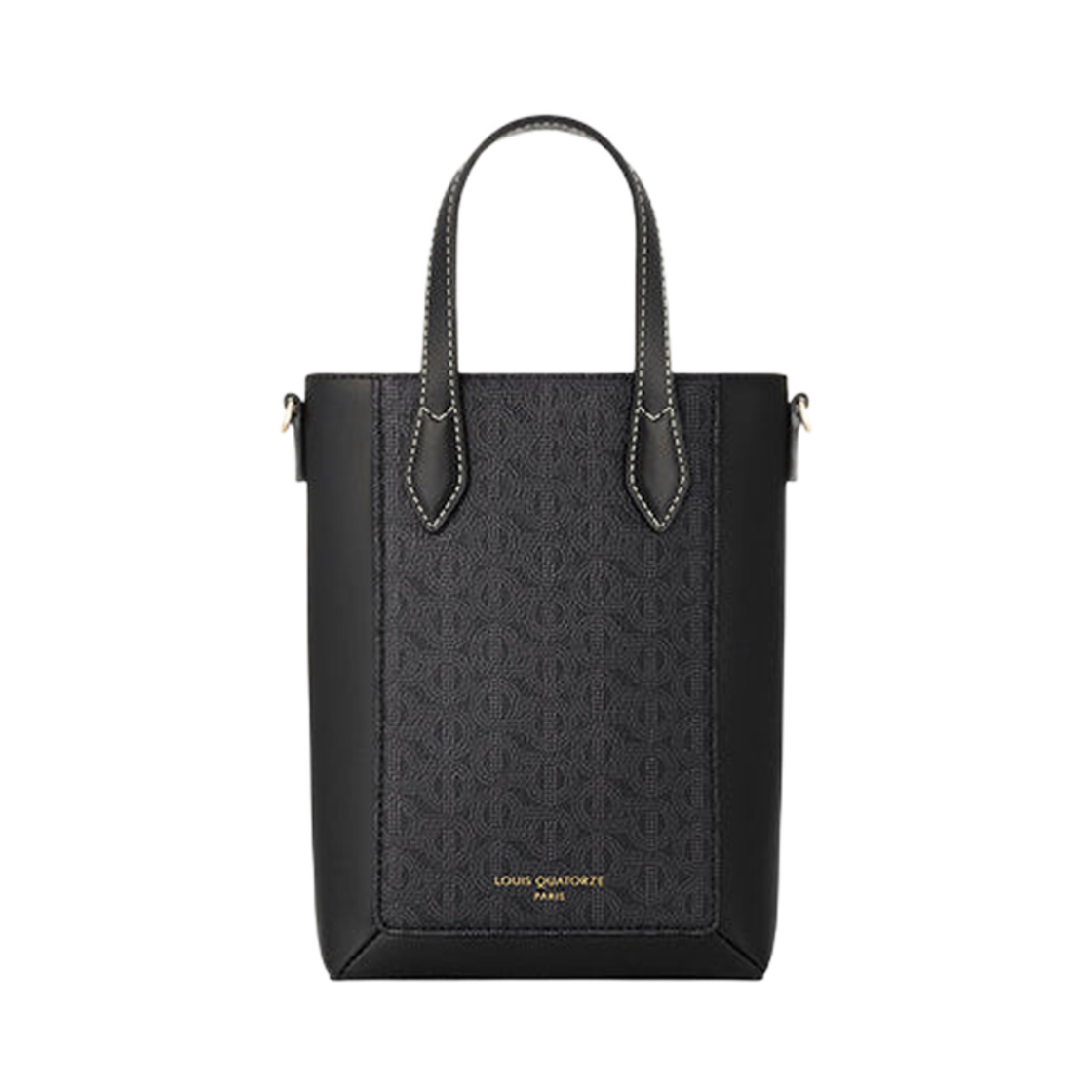 LLHQ3MG04FAEBL0191 Louis Quatorze New Monogram Crossbody Bag Phone Pouch Black