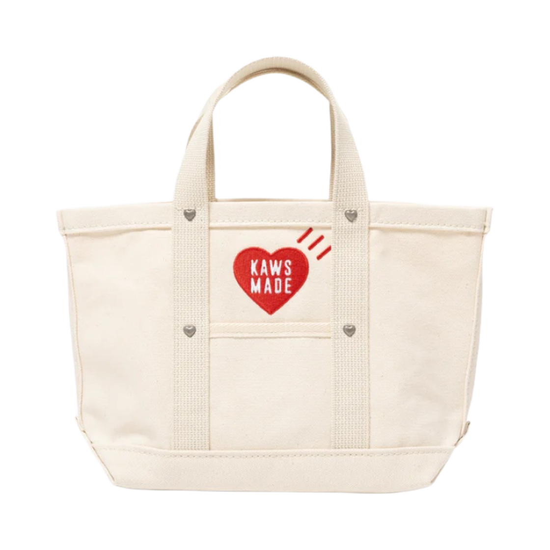 Human Made x Kaws】 Tote Bag White - Seoul Store Exclusive