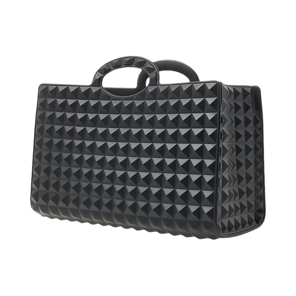 발렌티노 르 트루아지엠 러버 쇼핑백 블랙(Valentino Le Troisieme Rubber Shopping Bag Black) - 2