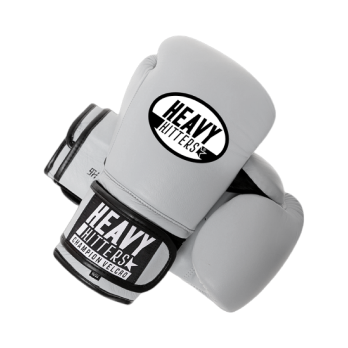 H6-GY Heavy Hitter Champion Velcro Boxing Gloves Grey