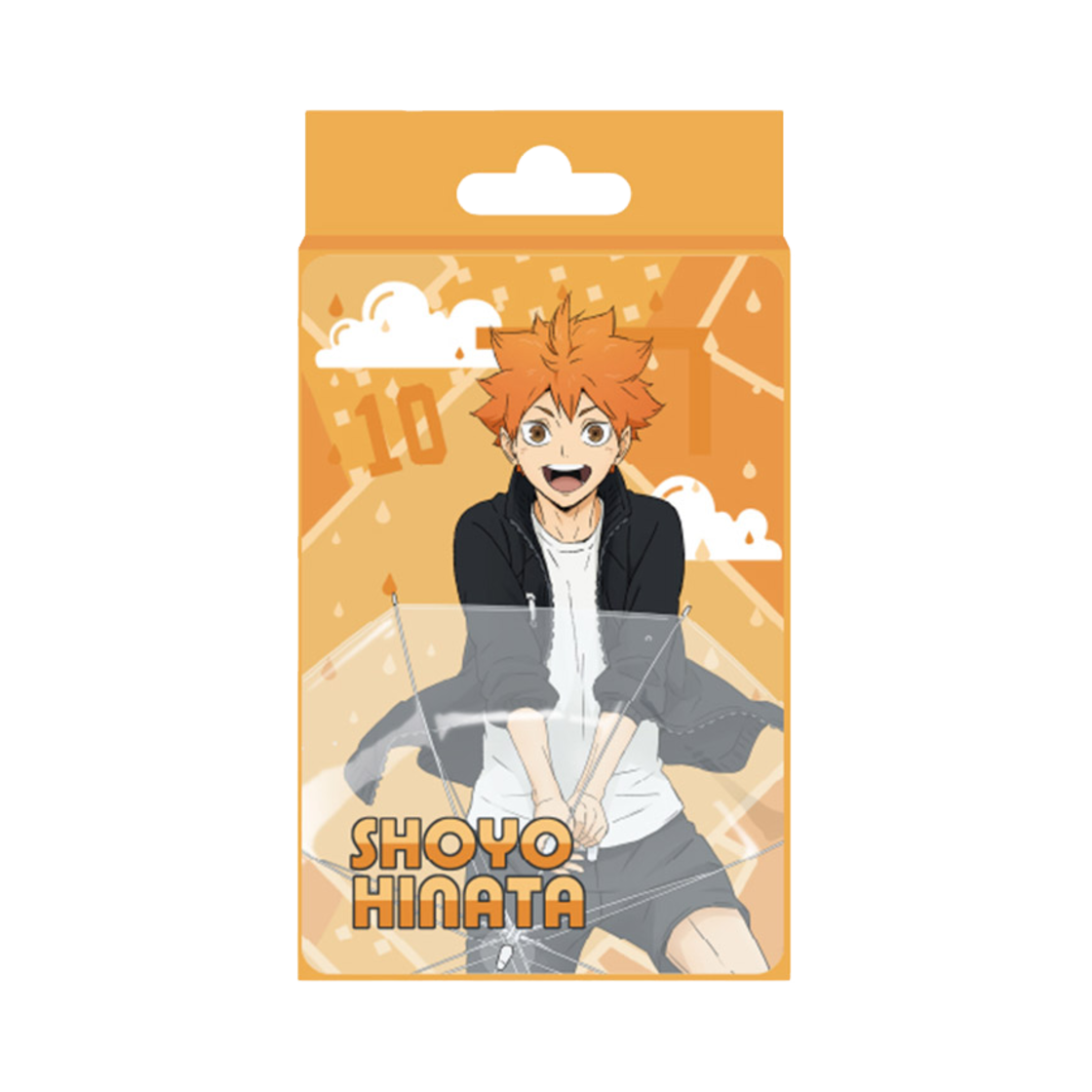 6977299620780 HAIKYU Rain Glitter Acrylic Block Hinata