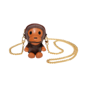 BAPE Milo Friends Mini Shoulder Bag Brown