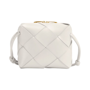 Bottega Veneta Mini Cassette Camera Bag White