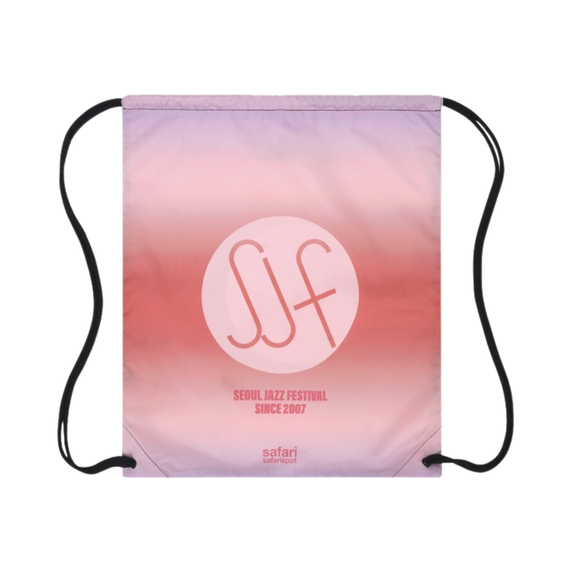 서울재즈페스티벌 2024 x 사파리스팟 짐색 핑크(SJF x Safarispot Gymsack Pink)