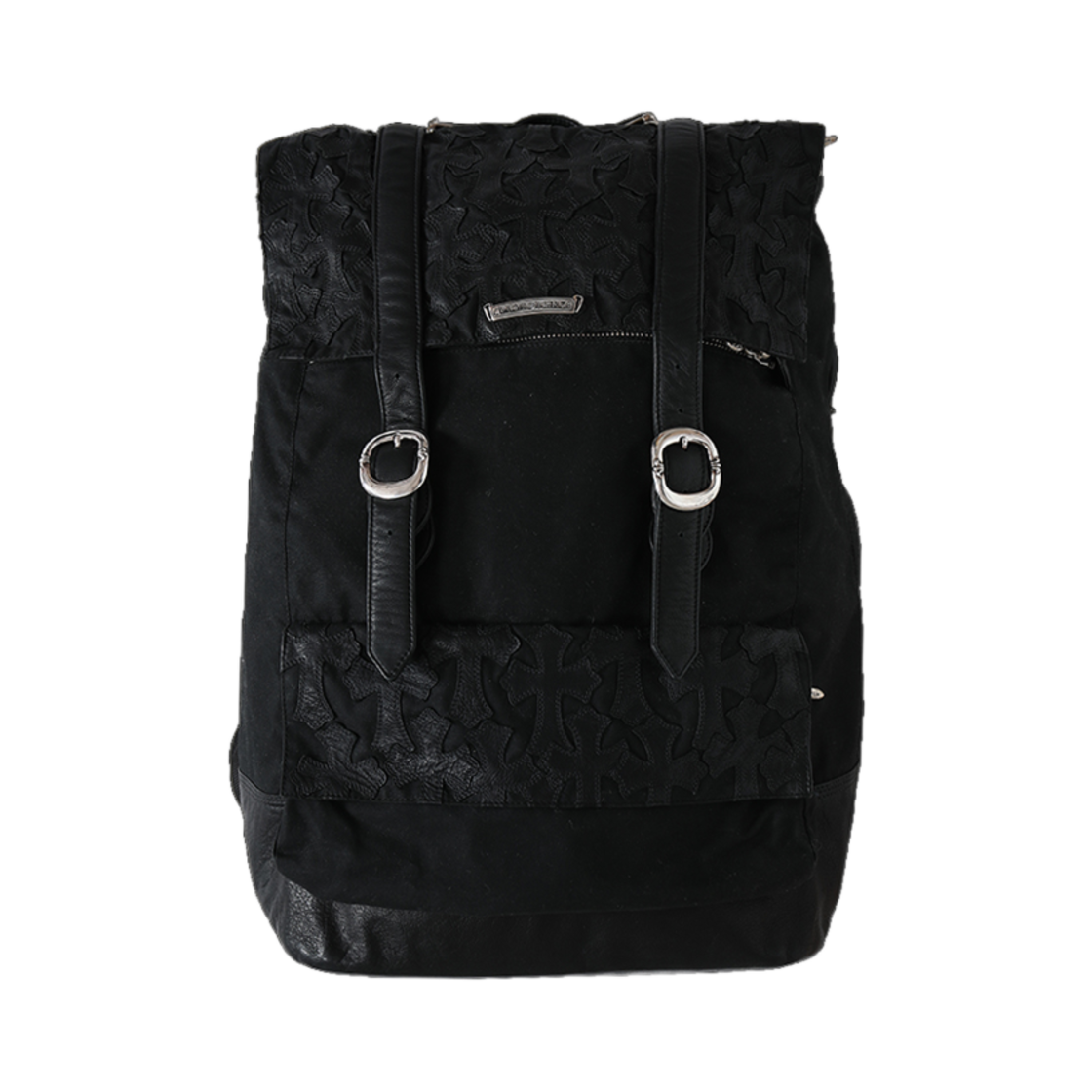 777712121212 Hansroom Chrome Hearts Cross Cemetery Patch Gunslinger Strap Backpack Black