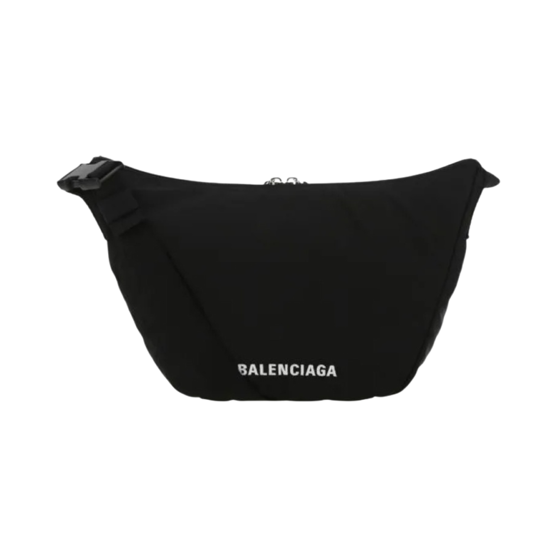 발렌시아가 휠 슬링 숄더백 블랙