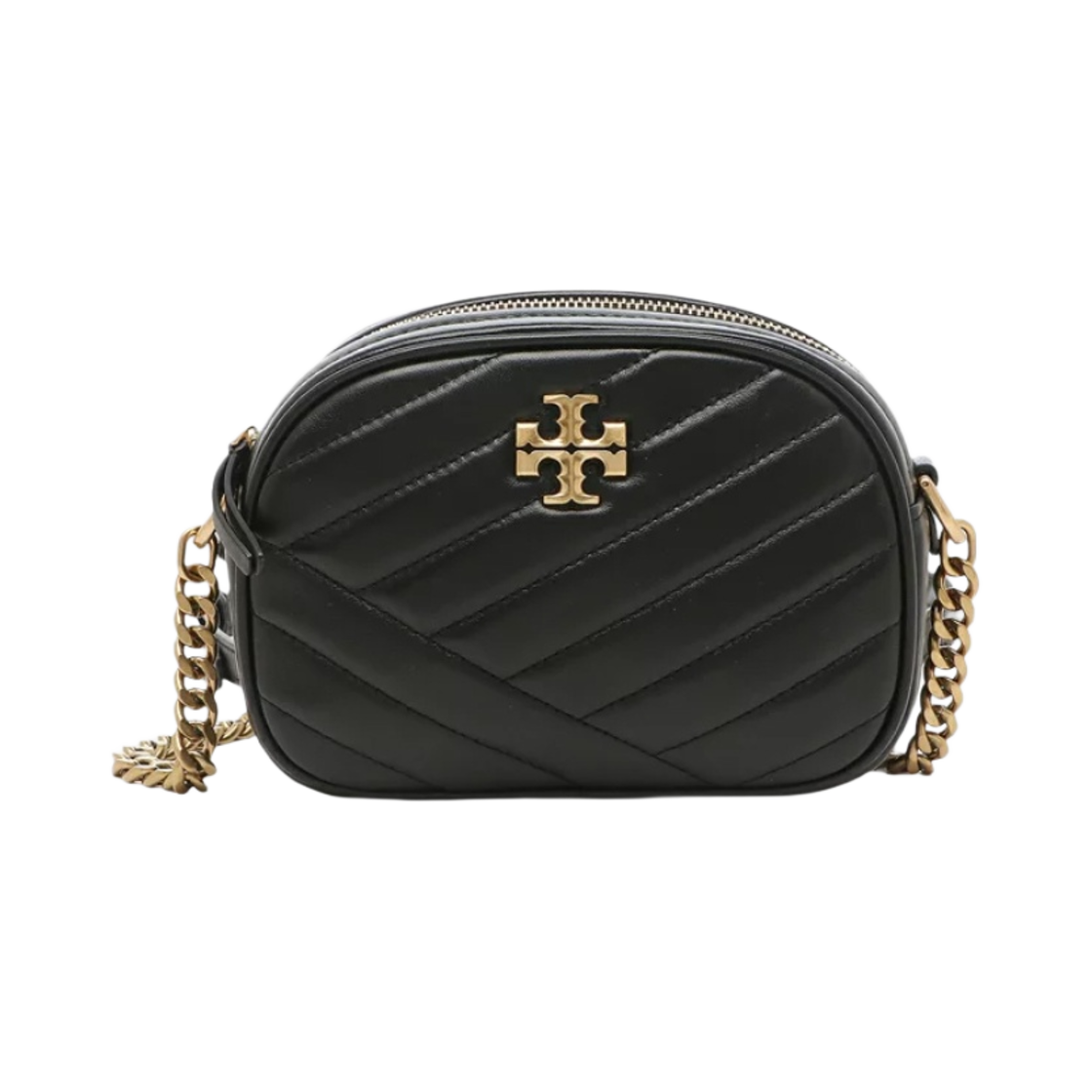 토리버치 키라 쉐브론 스몰 카메라백 블랙