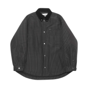 Haleine Padded Work Shirt Jacket Grey Check (VJ318)