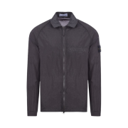 Stone Island 12321 Nylon Metal Garment Dyed Packable Overshirt Dark Grey - 22SS